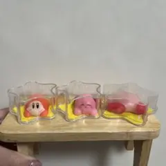 【3つセット】　カービィ ワドルディ　ぷにぷにマスコット　フィギュアセット