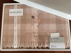 ひざ掛け ウール100%＊茶系