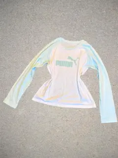 PUMA ラグランロンT 短丈 Y2K 平成ギャル 00s ヒットユニオン