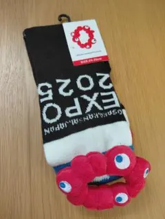 EXPO2025関西万博ミャクミャク☆ぬいぐるみ靴下ソックス 23-25cm