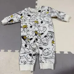PEANUTS スヌーピー柄ロンパース 70cmのサムネイル