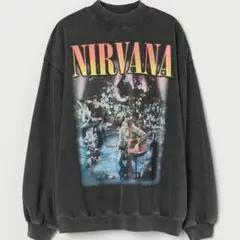 【最終値下げ】Nirvana unplugged H&M スウェット Lサイズ