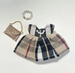 シルバニア❤︎洋服セット❤︎ベージュチェック