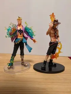 【開封品】ワンピース　一番くじ　プライズ　２点セット　マルコ & エース