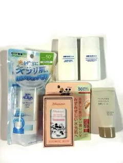 日焼け止め スキンアクア JM 無印良品 4品➕無印良品 パック効果洗顔フォームのサムネイル