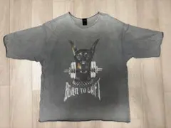 LYFT/リフト ドーベルマングラフィックヴィンテージTシャツ ブラック
