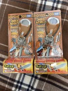 スナックワールド ジャラホルダー チャップver. 2個セット　ウッドソード付き