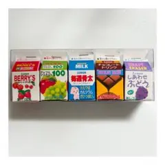 【レトロ】牛乳パック型 けしごむ 5個セット