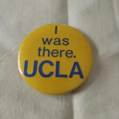 UCLA 缶バッジ I was there. イエロー