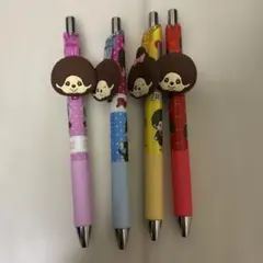 モンチッチ　ボールペンセット4本　まとめ売り　もんちっち　キャラクターペン