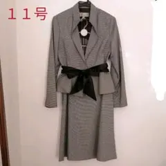 エスプリミュール スーツ上下と黒プリーツスカートのセット