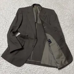 Burberry グレンチェック柄　テーラードジャケット　モヘア　AB6