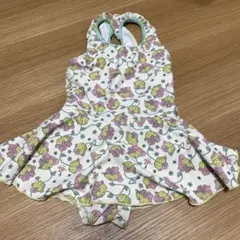 花柄 ワンピース　水着 110サイズ