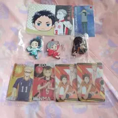 ハイキューまとめ売り　GIGOコースター　ウエハース　ナンジャ　赤葦　夜久　月島