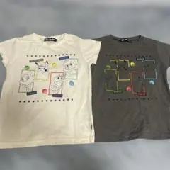 ポケットモンスター Tシャツ 2枚　セット　白　グレー　ポケモン　ピカチュウのサムネイル