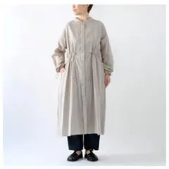 ジムフレックス　1906バンドカラーシャツワンピース 美品　サイズ14