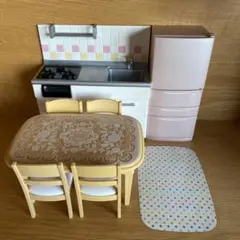 ぷちお台所クックさん　冷蔵庫　たっぷりさん　ダイニングテーブルセット　まとめ売り