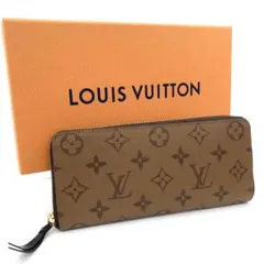 美品　ルイヴィトン　モノグラム　リバース　ポルトフォイユ　クレマンス