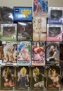 プライズフィギュア まとめ売り ドラゴンボール ワンピース 16個