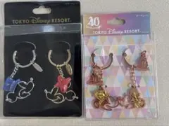 【新品・未開封】東京ディズニーresort40周年ペアキーチェーン