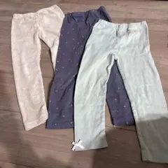 110サイズ　レギンス　プティマイン ユニクロ　さくらんぼ