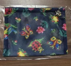 フェイラー　ハイジ　メッシュポーチ　ネイビー