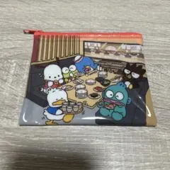 スシロー はぴだんぶい コラボ限定ファスナーポーチ 全員集合