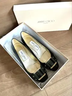 JIMMY CHOO グレー パンプス36.5