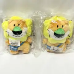 たべっ子どうぶつ　一番くじ　ぬいぐるみマスコット　らいおんくん　2個セット