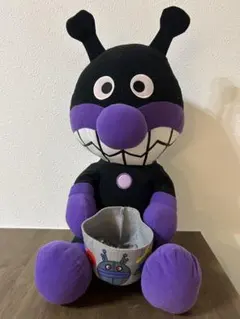 バイキンマンぬいぐるみ　サイズ約40㎝【美品】
