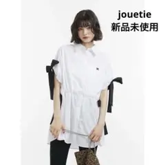 【jouetie】ウエストリボンチュニックシャツ オフホワイト 新品未使用のサムネイル