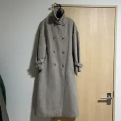 美品　MURUA ステンカラーコート　ウール混　ロングコート