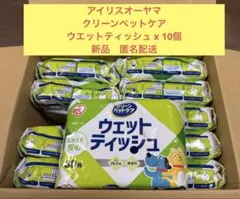 アイリスオーヤマ ウェットティッシュ 80枚×10個のサムネイル