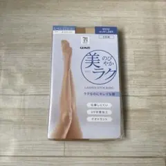 GUNZE 美らく レディースストッキング L~LL ヌードベージュ 3足組