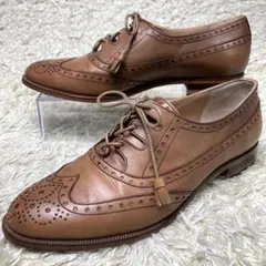 『美品』REGAL リーガル　革靴　レースアップ　レザー　ブラウン　タッセル