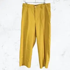 13693 RAGEBLUE レイジブルー スラックス テーパードパンツ M黄色