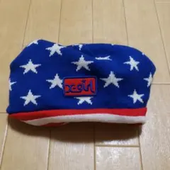 エックスガールステージス　ネックウォーマー　スター&ストライプスアメリカ国旗