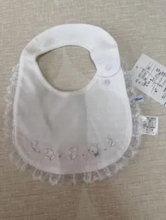 ファミリア　ホワイト刺繍レーススタイ　セレモニー