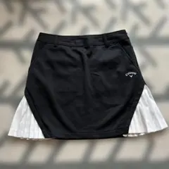 美品　キャロウェイ　ゴルフ　ストレッチ　スカート　M　黒白　callaway