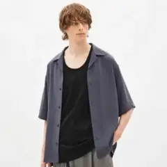 【新品タグ付】GU/ドライポンチロングタンクトップ ブラックLのサムネイル