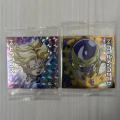 ドラゴンボール　超戦士 シール　ウエハース　トランクス　ゴールデンフリーザ