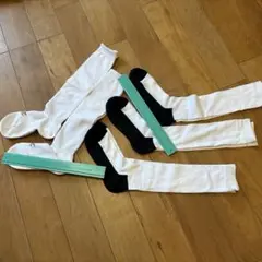 ホワイト・ブラック 野球靴下5足セット