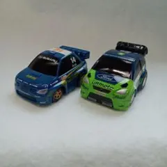 WONDA　プルバックカー　インプレッサ＆フォーカス（2台セット）のサムネイル