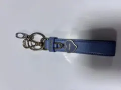 PRADA プラダ キーリング キーホルダー ネイビー サファイアーノ