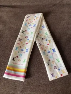 LOUIS VUITTON フラワーパターン スカーフ - メルカリ
