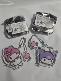 マイメロディ&クロミ アクリルキーホルダー 2個セット