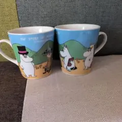 ムーミン マグカップ 2個セット　小さめ