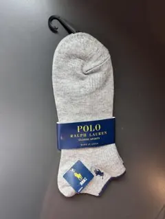 POLO RALPH LAUREN メンズ ソックス グレー 25-27cmのサムネイル