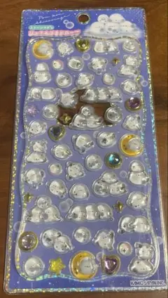 新品未開封　正規品　シマエナガ ジュエルプチドロップシール