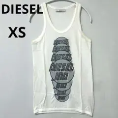 DIESEL タンク トップ ホワイト メンズSS ビッグロゴ　古着　ビンテージのサムネイル
